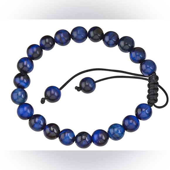 Park Lane Other - NWT UNISEX BLUE TIGER EYE BEADED ADJUSTABLE TO FIT OTTO MEN AND WOMEN